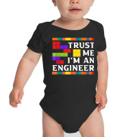 Engineer Children Kids Toy Big Building Blocks Build Builder T Shirt Baby Bodysuit | Artistshot