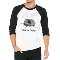 Rock Is Dead 3/4 Sleeve Shirt | Artistshot