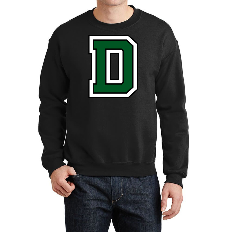 Dartmouth Initials Green D Crewneck Sweatshirt by CUSER1898 | Artistshot