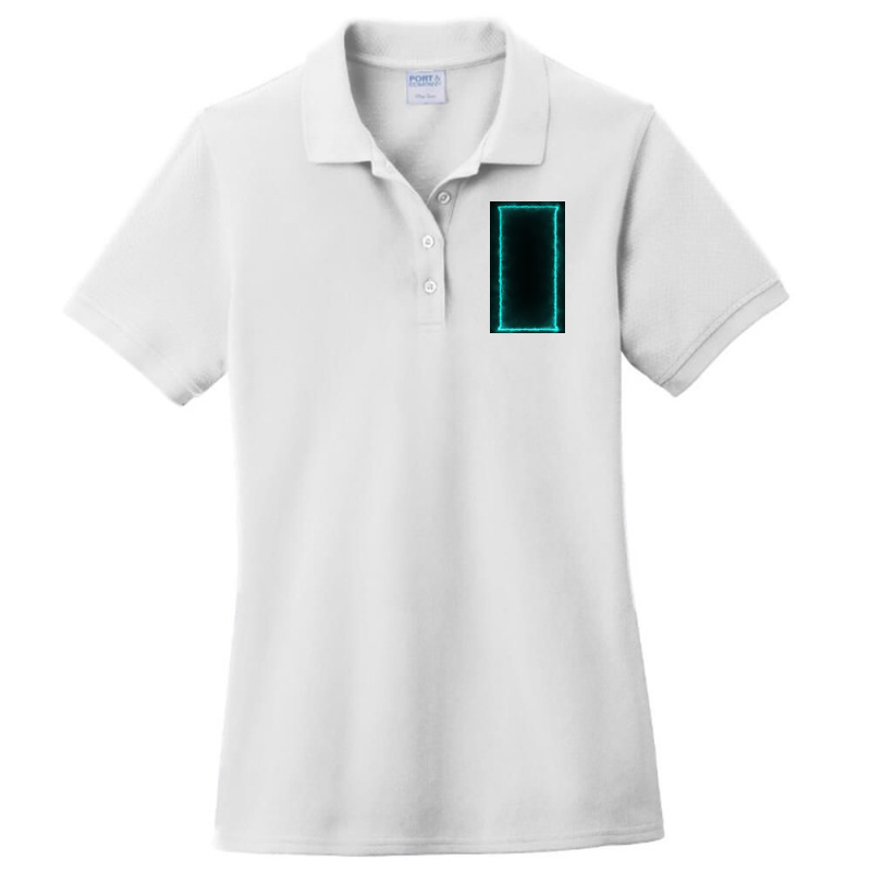 Blue Frame Ladies Polo Shirt | Artistshot