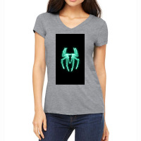 Blue Spider Women's V-neck T-shirt | Artistshot