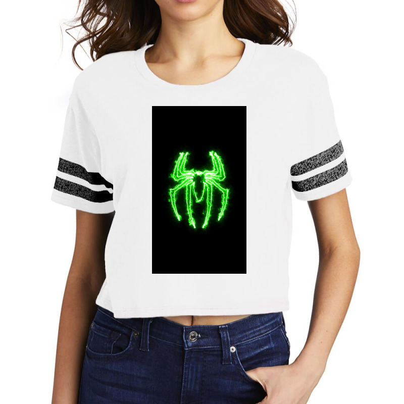 Green Spider Scorecard Crop Tee | Artistshot