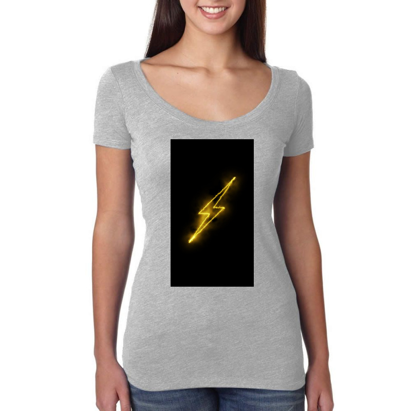 Lightning Women's Triblend Scoop T-shirt | Artistshot