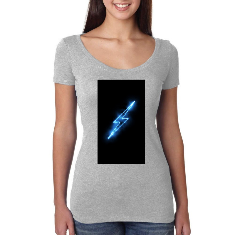 Lightning Women's Triblend Scoop T-shirt by josef.psd | Artistshot