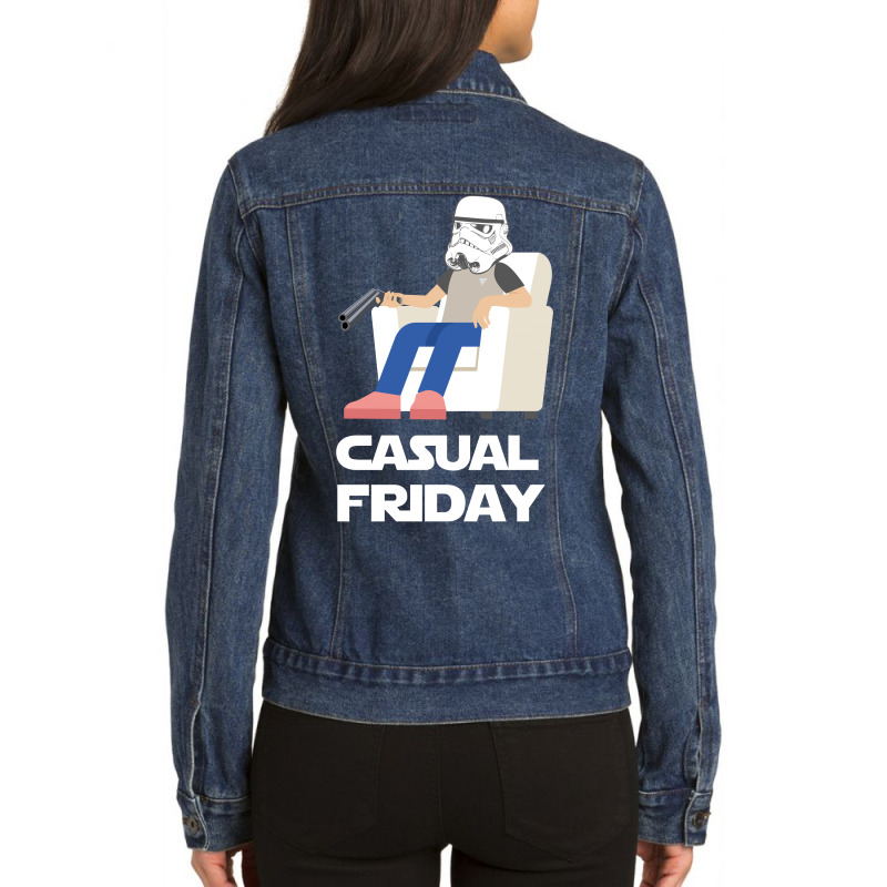 Casual Friday Ladies Denim Jacket by rardesign | Artistshot