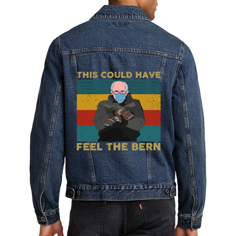 This Could Have Been An Email Bernie Men Denim Jacket | Artistshot