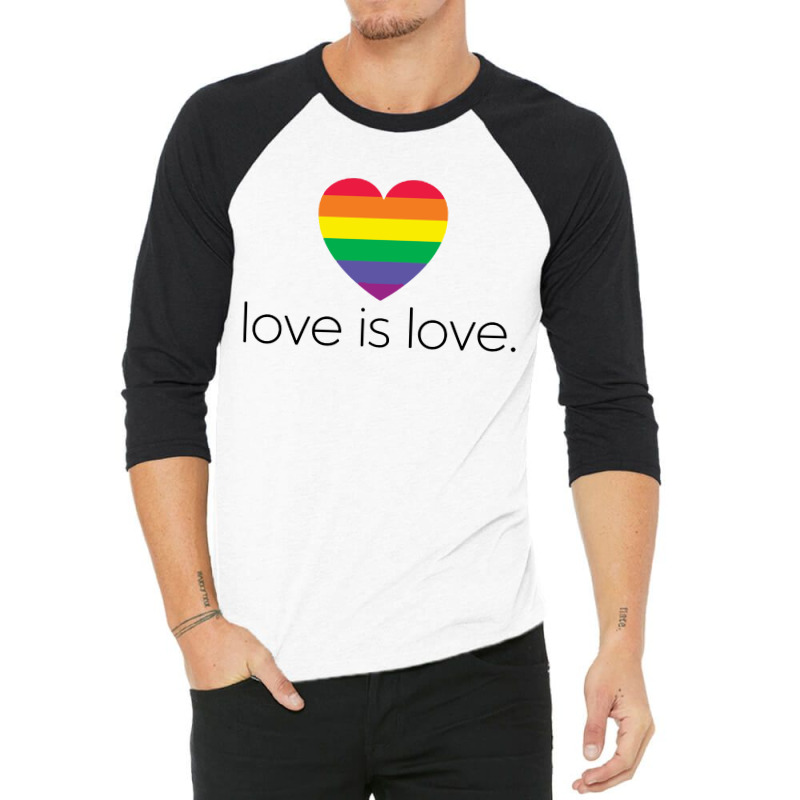 Love Is Love 3/4 Sleeve Shirt | Artistshot