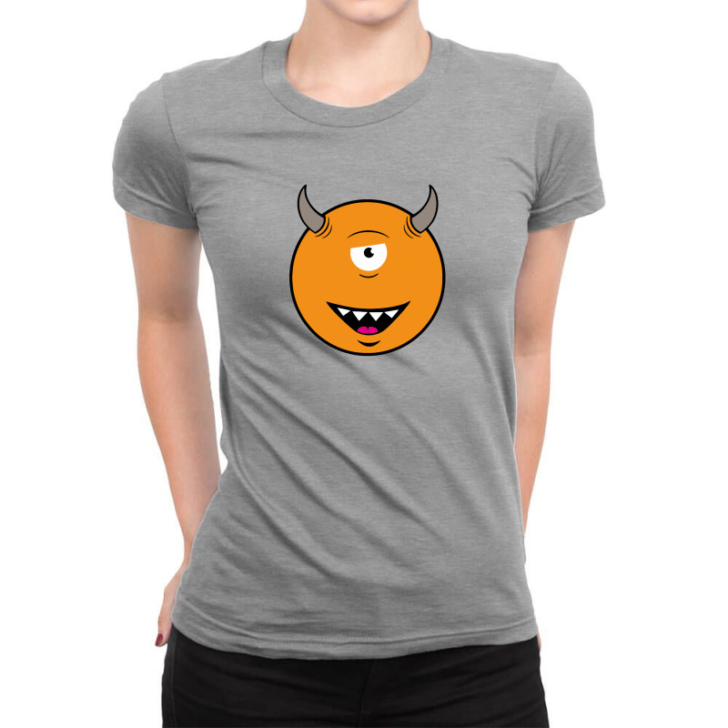 Cyclop Smiley Ladies Fitted T-Shirt by prakoso77 | Artistshot