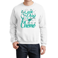 Last Day Of Chemo Myasthenia Gravis Awareness Butterfly Premium T Shir Crewneck Sweatshirt | Artistshot