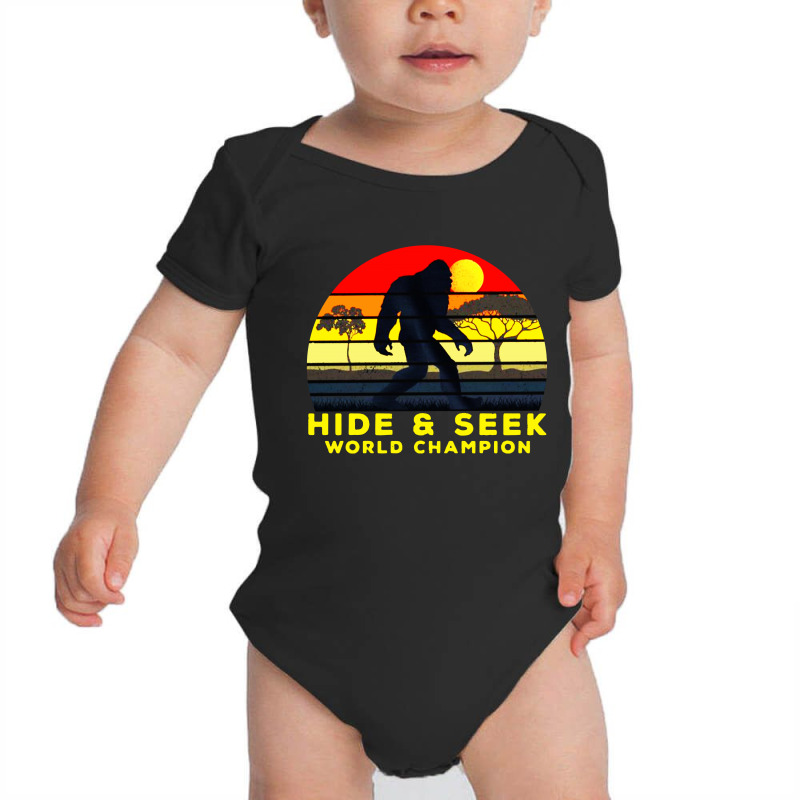 Hide And Seek Baby Bodysuit by Bull Tees | Artistshot