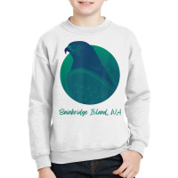 Bainbridge Island Wa Osprey Sea Green Raptor Ocean Bird T Shirt Youth Sweatshirt | Artistshot