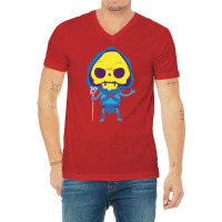 Mini Skeleton V-neck Tee | Artistshot