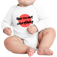 You're My Valentine (black) Long Sleeve Baby Bodysuit | Artistshot