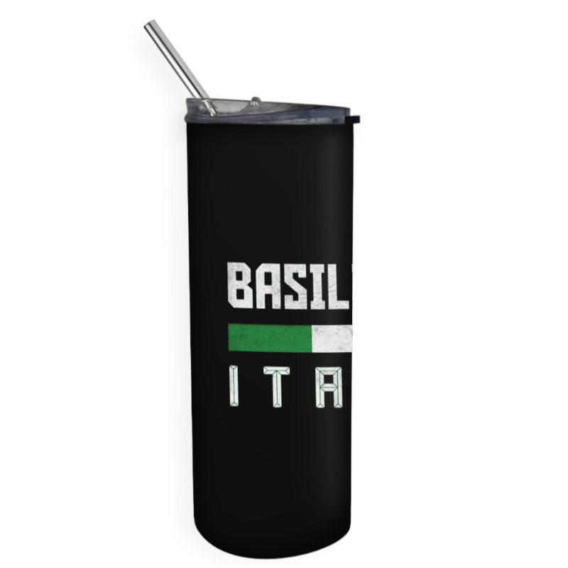 Basilicata Italia Italy Typography Design Skinny Tumbler | Artistshot