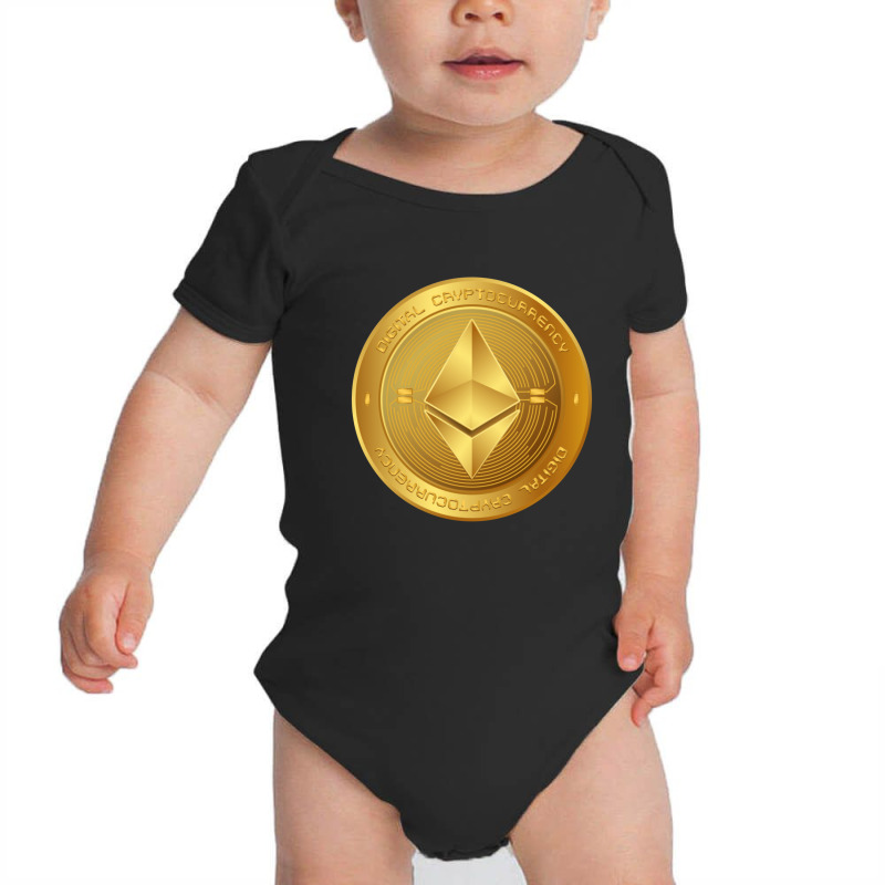 Gold Coin Digital Baby Bodysuit by komaru | Artistshot