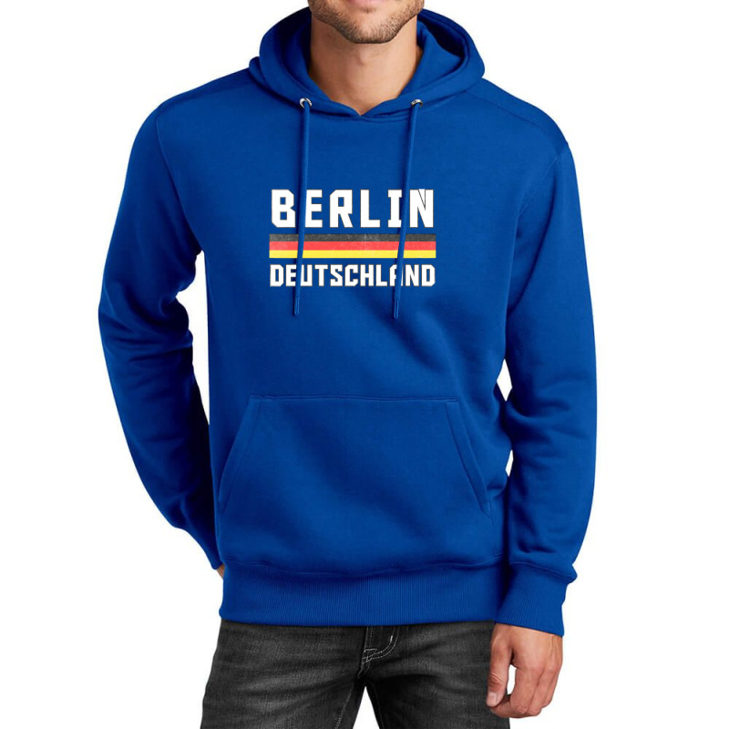 Berlin , Germany Faded Style Region Design Unisex Hoodie | Artistshot