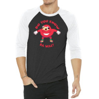 Ugandan Knuckles Do You Know Da Wae 3/4 Sleeve Shirt | Artistshot