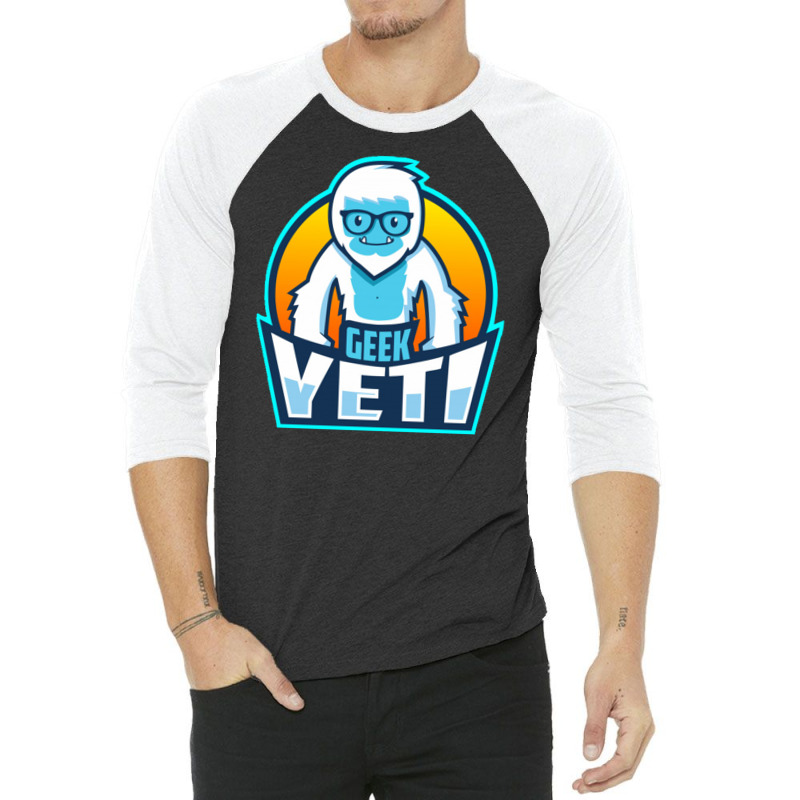 Geek Yeti 3/4 Sleeve Shirt | Artistshot