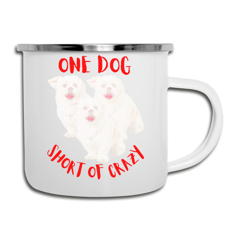 One Dog Short Of Crazy T  Shirtone Dog Short Of Crazy T  Shirt (13) Camper Cup | Artistshot