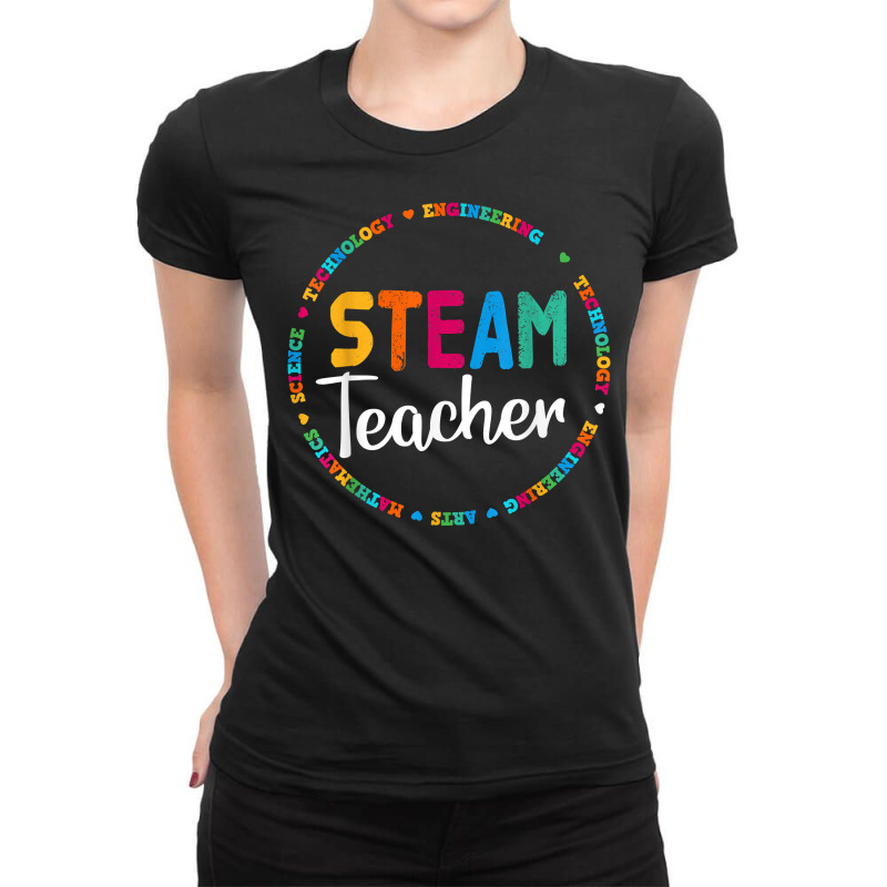 Steam Teacher Back To School Stem Special T Shirt Ladies Fitted T-shirt | Artistshot