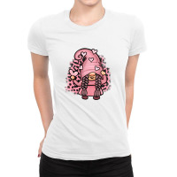 Valentine Gnome Girl Ladies Fitted T-shirt | Artistshot
