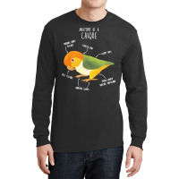 Caique T  Shirt Anatomy Of A White  Bellied Caique T  Shirt Long Sleeve Shirts | Artistshot