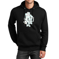 Luminescent Rainbow Jellyfish On Navy Blue 32839627 Unisex Hoodie | Artistshot