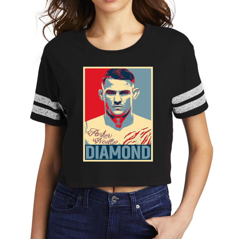 Dustin Poirier Diamond Scorecard Crop Tee by Azura Store | Artistshot