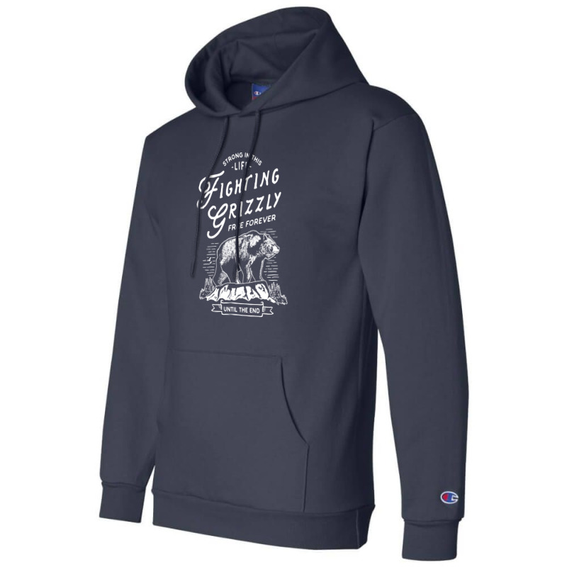 Fighting Grizzly Champion Hoodie by Chiks | Artistshot