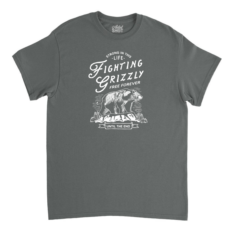 Fighting Grizzly Classic T-shirt by Chiks | Artistshot