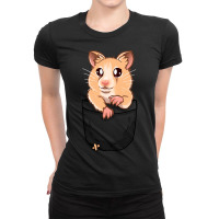 Hamster Guinea Pig Pocket Cute Hamster Pet49 Hamsters Ladies Fitted T-shirt | Artistshot