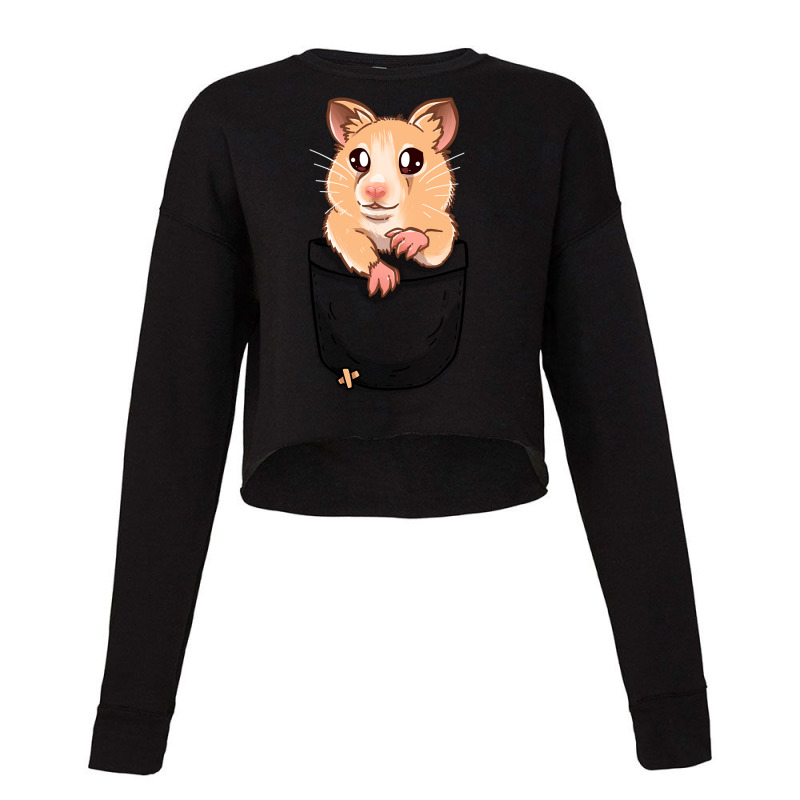 Hamster Guinea Pig Pocket Cute Hamster Pet49 Hamsters Cropped Sweater by offensejuggler | Artistshot