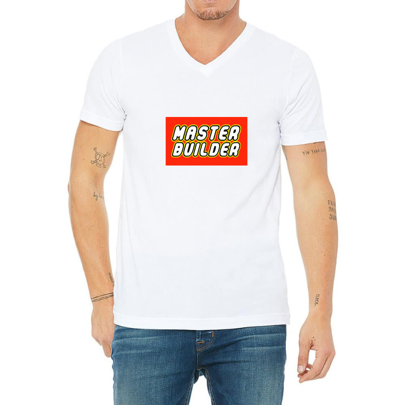 Master Builder V-Neck Tee by bapau | Artistshot