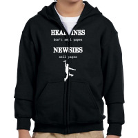 Newsies Sell Papes Youth Zipper Hoodie | Artistshot