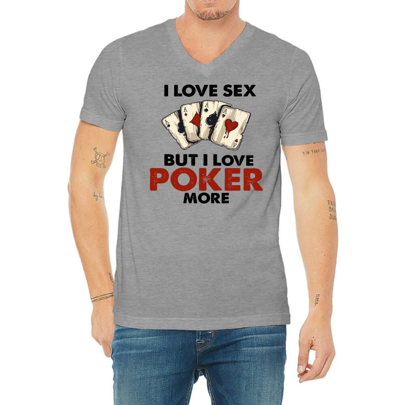 I Love Sex V-neck Tee | Artistshot