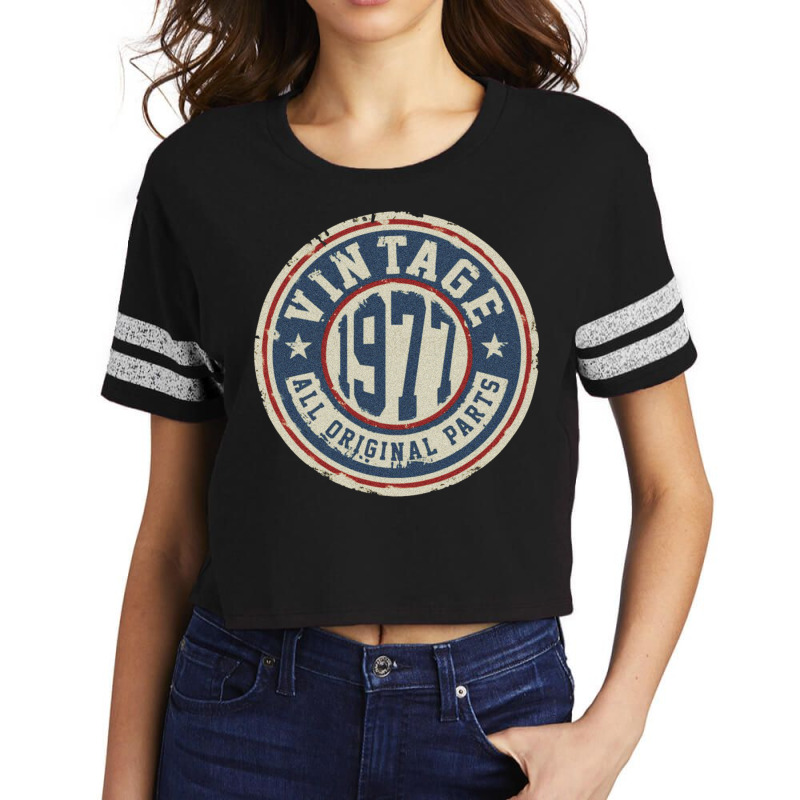 Vintage 1970 Age Scorecard Crop Tee by zig street | Artistshot