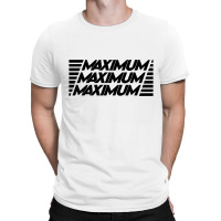 Maximum Stripes (black) T-shirt | Artistshot