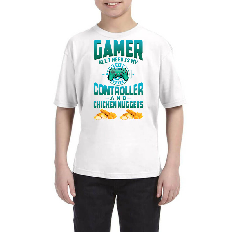 Gamer  For Kids Adults Video Games Chicken Nuggets Youth Tee | Artistshot