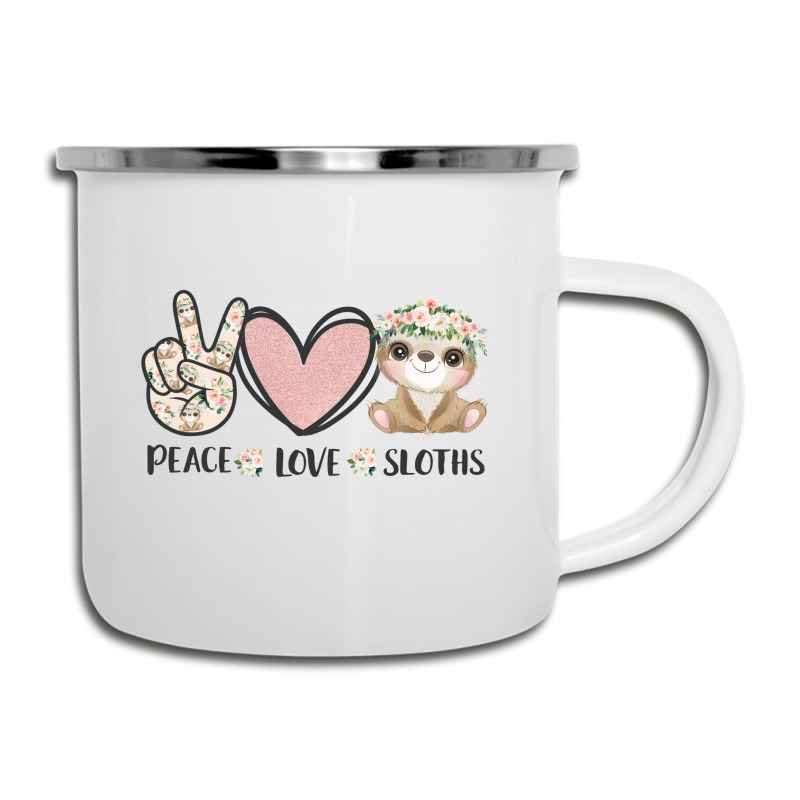 Peace Love Sloths Camper Cup | Artistshot