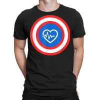 Captain Heart Funny Cardiologist Cardiology T Shirt Gift T-shirt | Artistshot