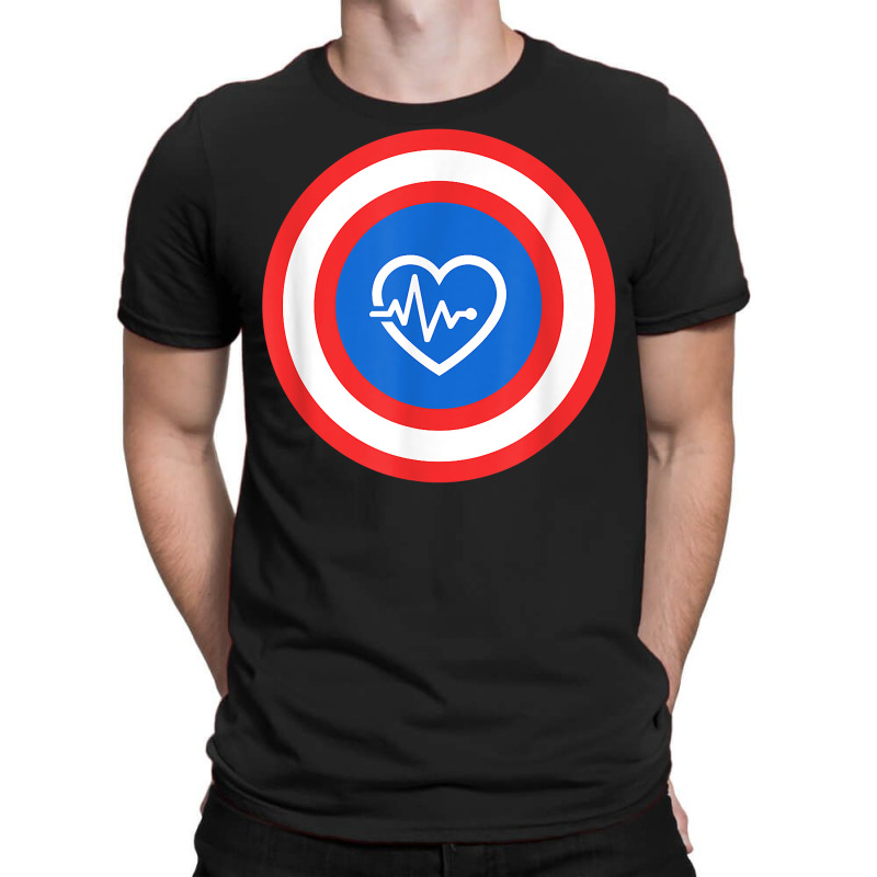 Captain Heart Funny Cardiologist Cardiology T Shirt Gift T-Shirt by ZaraeTrullinger | Artistshot