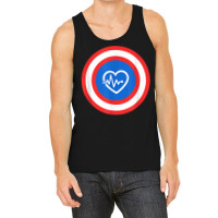 Captain Heart Funny Cardiologist Cardiology T Shirt Gift Tank Top | Artistshot