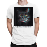 Enter The Void Glitch Maine Coon Feline Aesthetic Vaporwave T Shirt T-shirt | Artistshot