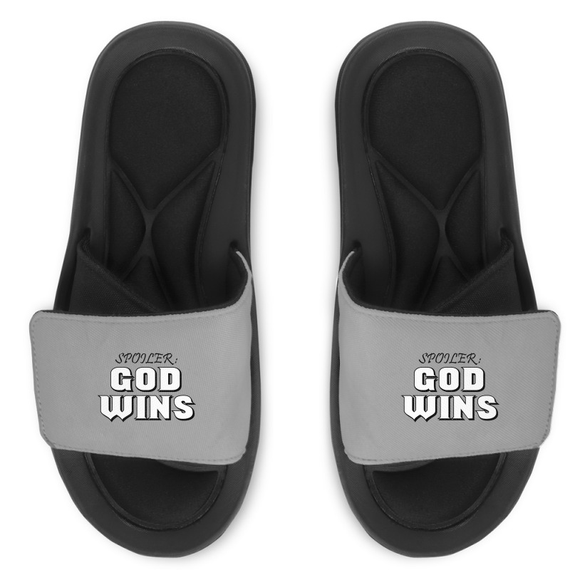 Spoiler God Wins Slide Sandal | Artistshot