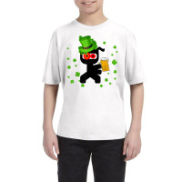 Shamrock Ninja St Patricks Day Gift Funny Tees T Shirt Youth Tee | Artistshot
