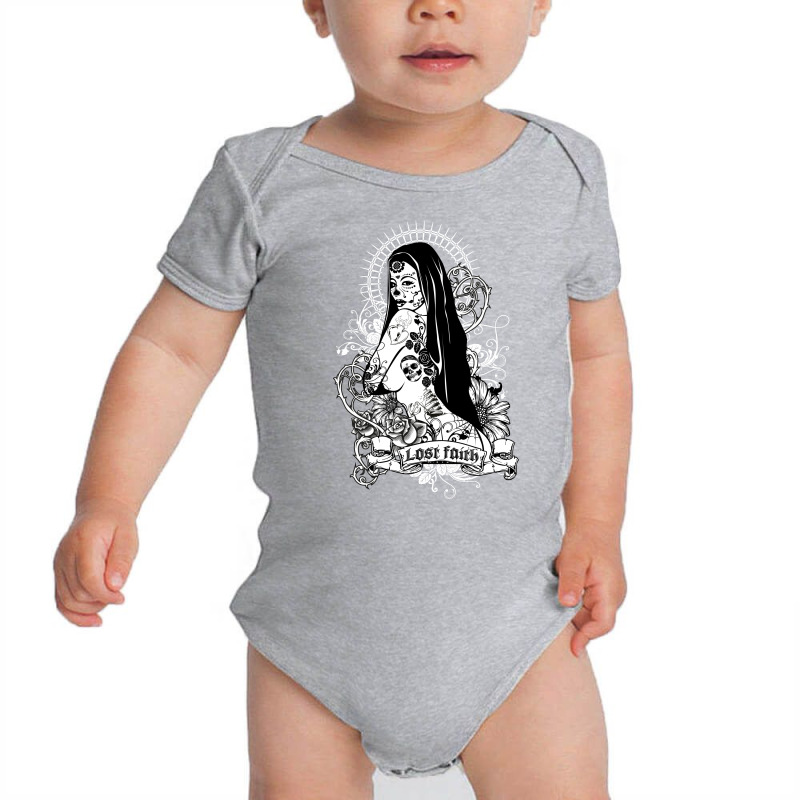 Lost Faith Baby Bodysuit by Kahvel | Artistshot