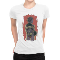 Black Drawins Ladies Fitted T-shirt | Artistshot