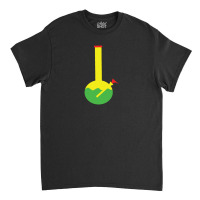 Rasta Bong Water Pipe Slide Insert Stem Filtered Classic T-shirt | Artistshot