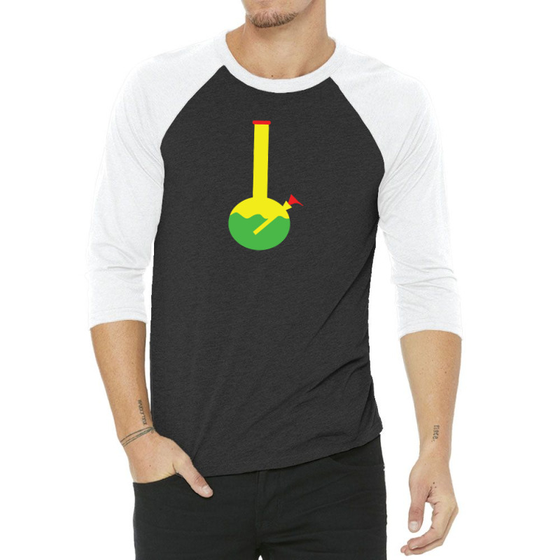 Rasta Bong Water Pipe Slide Insert Stem Filtered 3/4 Sleeve Shirt | Artistshot