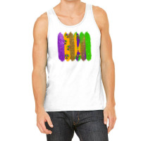 Mardi Gras Brushstrokes Tank Top | Artistshot